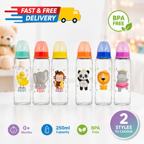 Baby feeding bottles 250ml - feeding, bpa